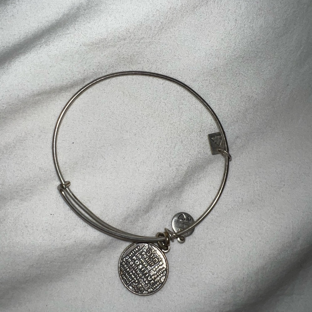 Alex and ani positive bracelet